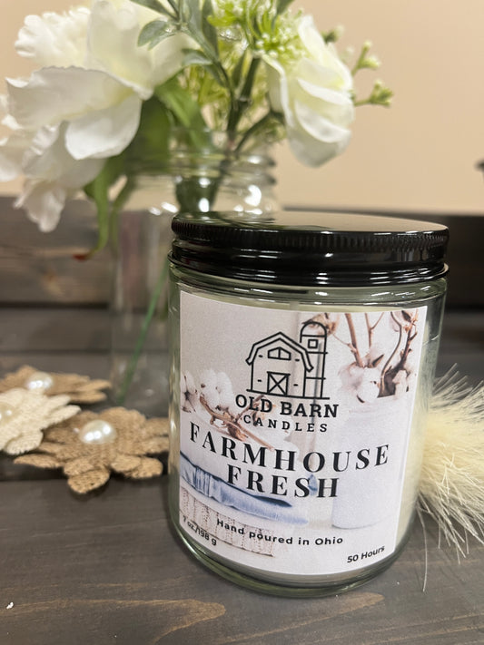 Farmhouse Fresh 9 oz. Clear Jar