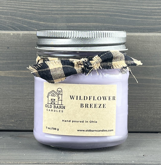 Wildflower Breeze Mason Jar Candle