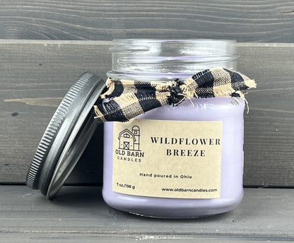 Wildflower Breeze Mason Jar Candle