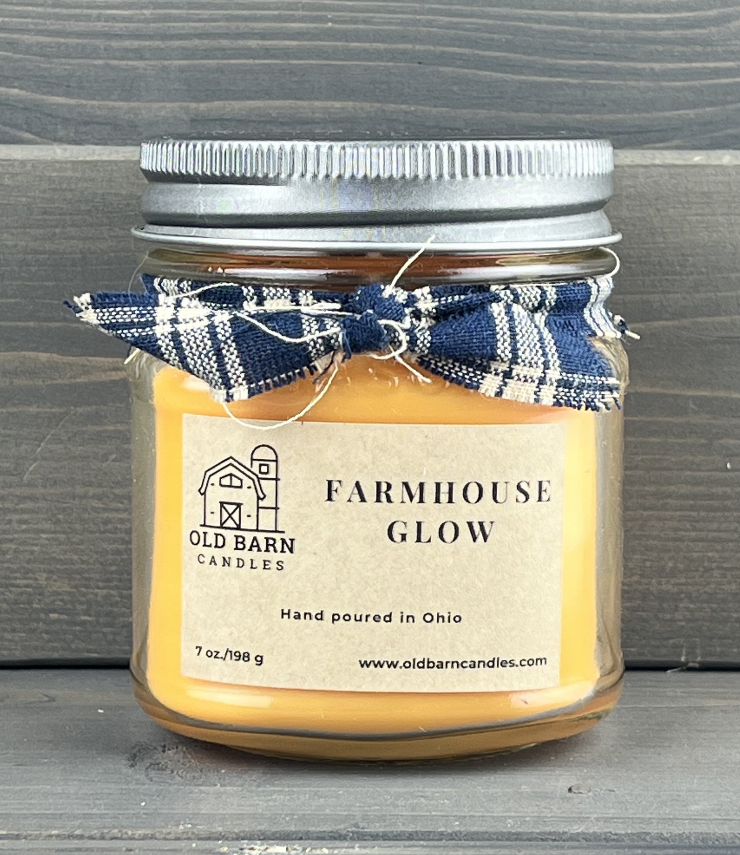 Farmhouse Glow Mason Jar Candle