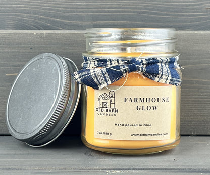 Farmhouse Glow Mason Jar Candle