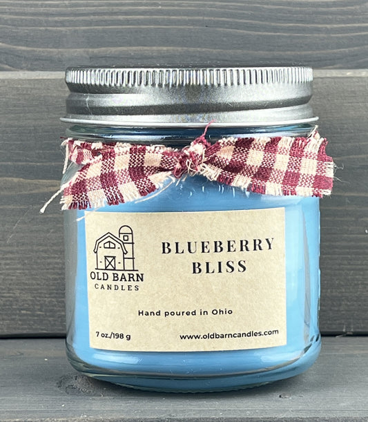 Blueberry Bliss Mason Jar Candle