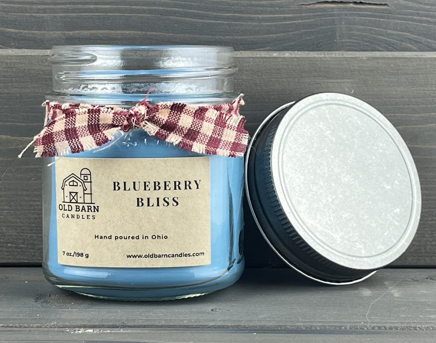 Blueberry Bliss Mason Jar Candle