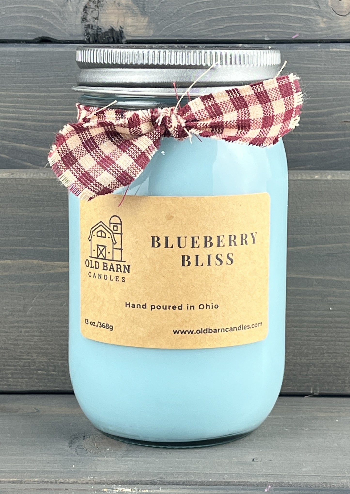 Blueberry Bliss Mason Jar Candle