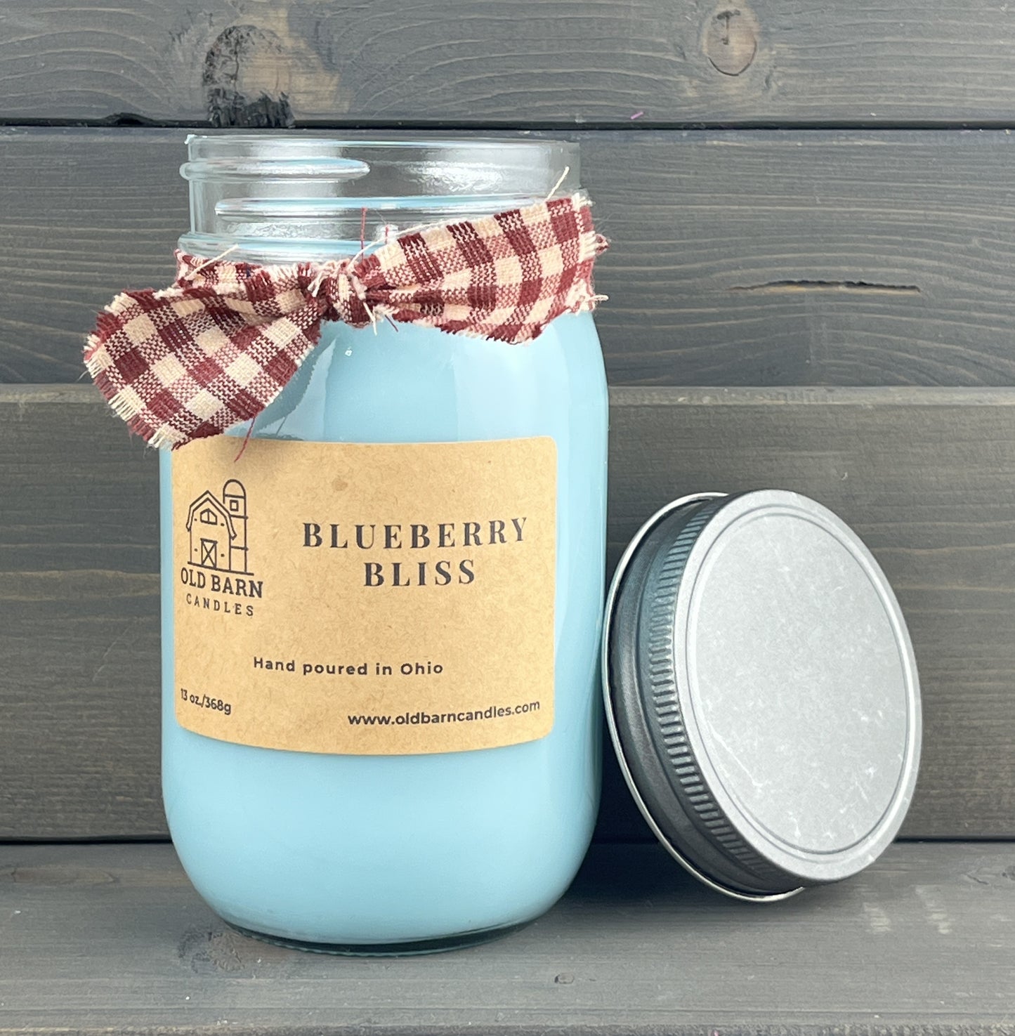 Blueberry Bliss Mason Jar Candle