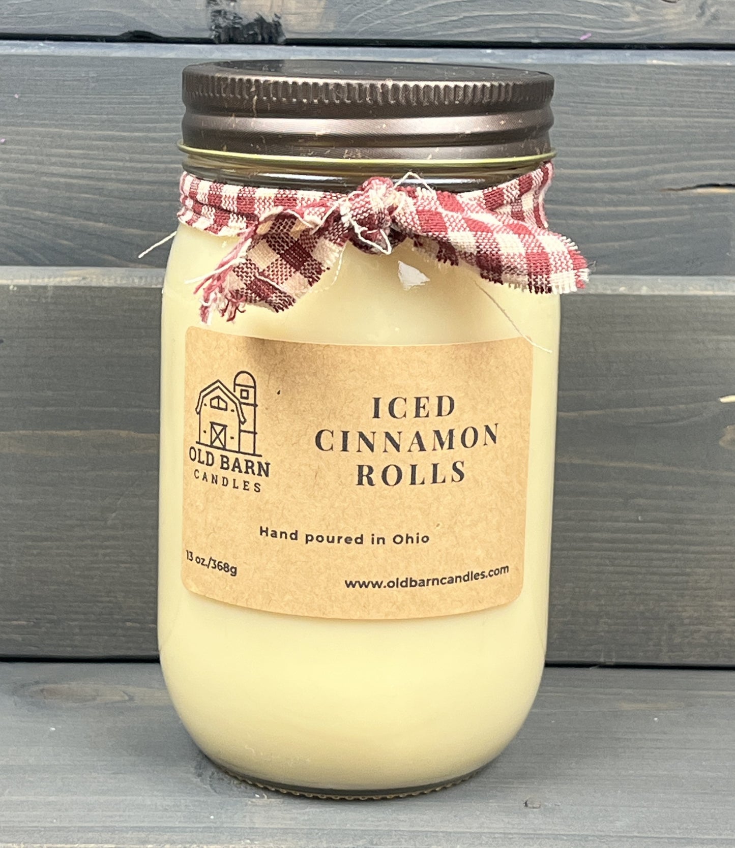 Iced Cinnamon Rolls Mason Jar Candle