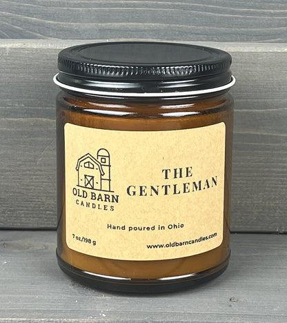 The Gentleman 9oz Amber Jar