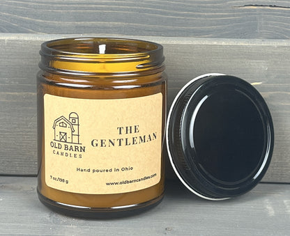 The Gentleman 9oz Amber Jar