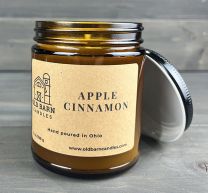 Apple Cinnamon 9oz Amber Jar