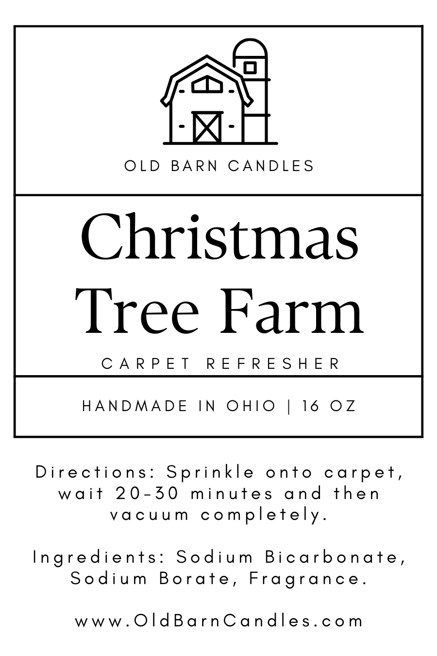 Christmas Tree Farm Carpet Refresher